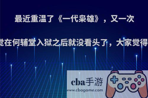 最近重温了《一代枭雄》，又一次感觉在何辅堂入狱之后就没看头了，大家觉得呢?
